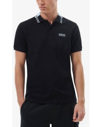 Barbour Ziggy Cotton-piqué Polo Shirt - Black
