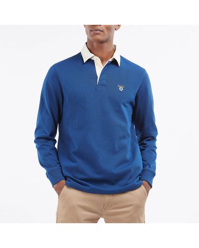 Barbour Crest Rugby Top - Blue