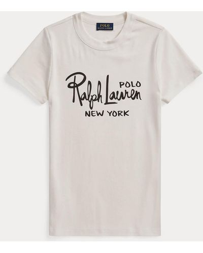 Polo Ralph Lauren Logo Cotton T-shirt - White