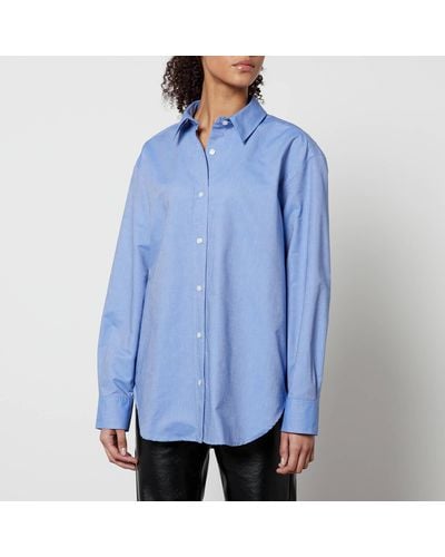 Samsøe & Samsøe Lova 15041 Oxford Organic Cotton Shirt - Blue
