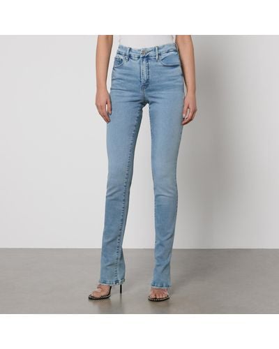 GOOD AMERICAN Good Legs Micro Bootcut Denim Jeans - Blue