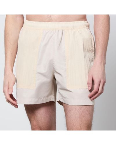 Calvin Klein Shell Swim Shorts - Natural