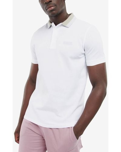 Barbour Ampere Cotton Polo Shirt - White