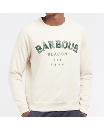 Barbour Tartan Sweatshirt - Natural