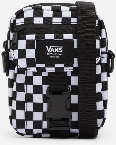 Vans New Varsity Checked Canvas Messenger Bag - Black