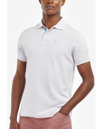 Barbour Cotton-Piqué Polo Shirt - Weiß