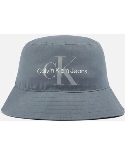 Calvin Klein Essential Cotton-twill Bucket Hat - Blue