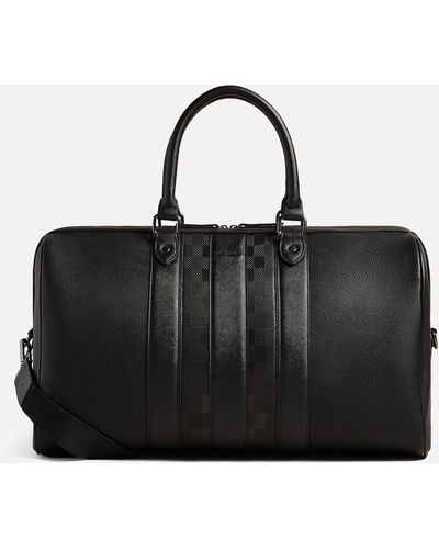 Ted Baker Waylin Faux Leather Holdall - Black