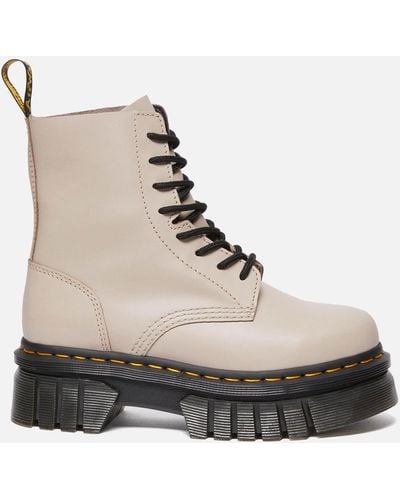 Dr. Martens Audrick Leather Boots - Natural
