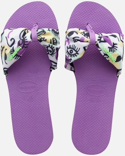 Havaianas Saint Tropez Sandals - Purple