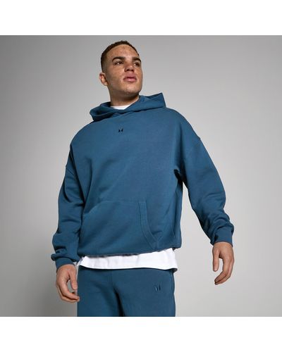 Mp Teo Washed Hoodie - Blue