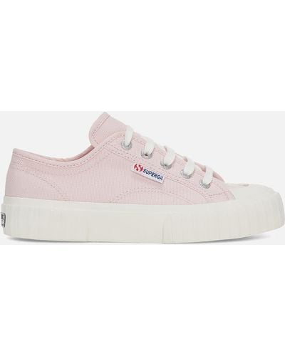Superga 2630 Stripe Canvas Sneakers - Pink