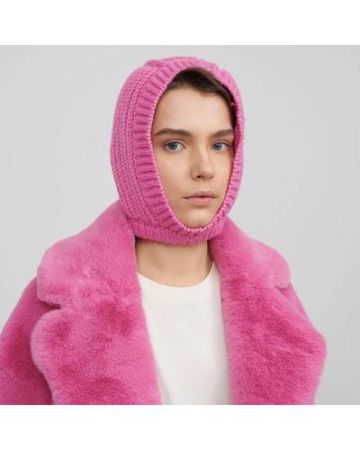 Jakke Bonny Knit Balaclava - Pink