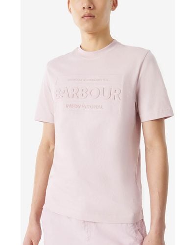 Barbour Tilt Cotton-jersey T-shirt - Purple