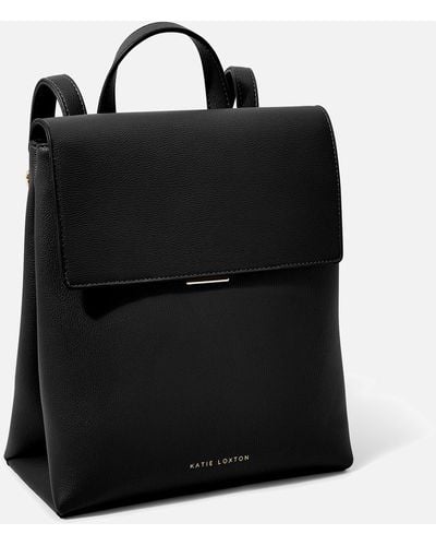 Katie Loxton Demi Faux Leather Backpack - Black