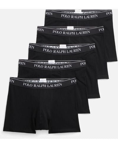 Polo Ralph Lauren Classic 5 Pack Trunks - Black