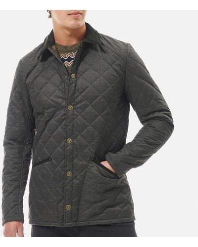 Barbour Liddesdale Quilted Shell Jacket - Grau