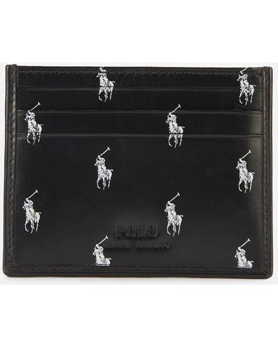 Polo Ralph Lauren Small Polo Pony Cardholder - Black