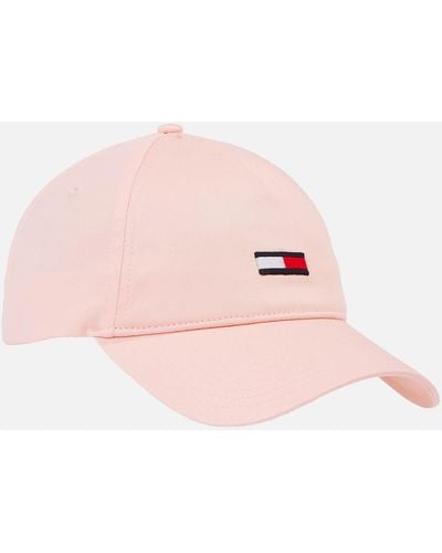 Tommy Hilfiger Flag Organic Cotton Baseball Cap - Pink