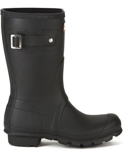 HUNTER Womens Original Short Wellies - Black