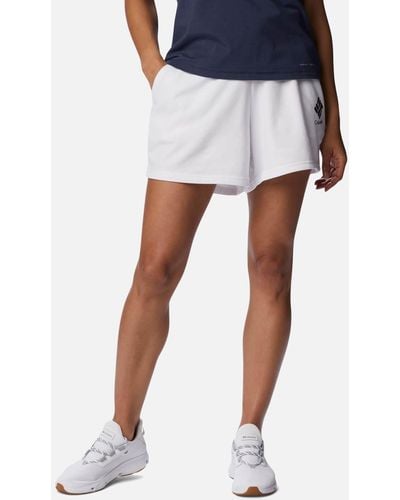 Columbia Logo Iii French Terry Shorts - Blue