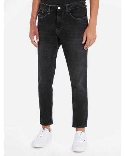 Tommy Hilfiger Austin Slim Tapered Recycled Cotton Jeans - Black