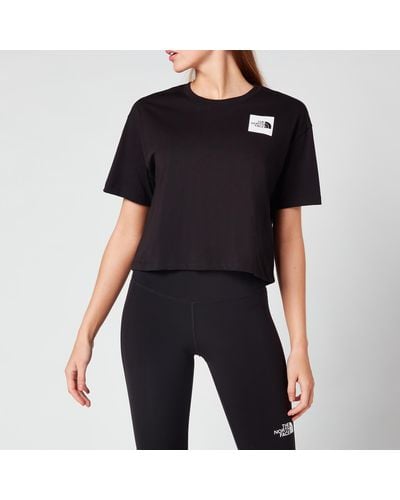 The North Face Cropped Fine T-shirt - Black
