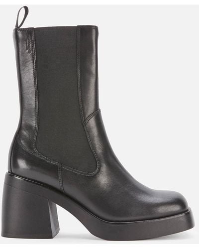 Vagabond Shoemakers Brooke Leather Heeled Chelsea Boots - Black