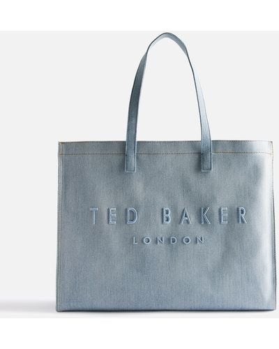 Ted Baker Danimy Denim Extra Large Icon Bag - Blue