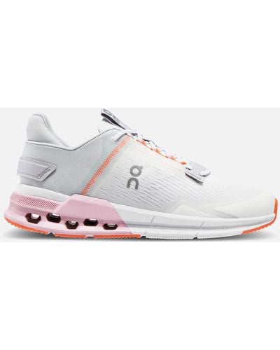 On Shoes Cloudnova Flux Mesh Running Sneakers - White
