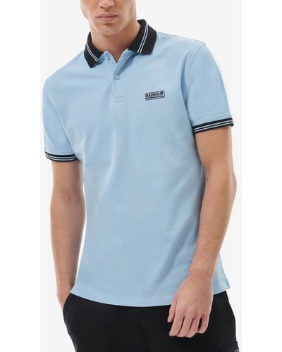Barbour Tracker Cotton-piqué Polo Shirt - Blue