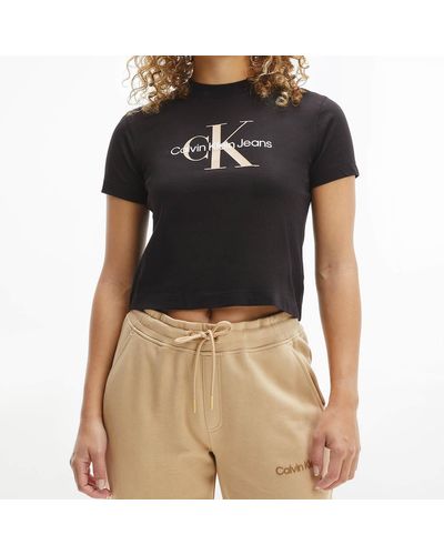 Calvin Klein Seasonal Monogram Baby T-shirt - Black