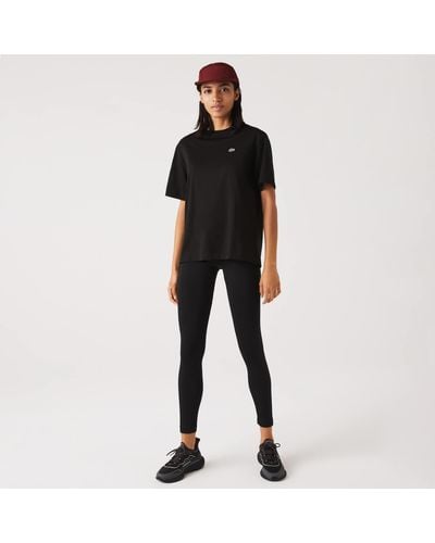 Lacoste Crew Neck Premium Cotton T-shirt - Black