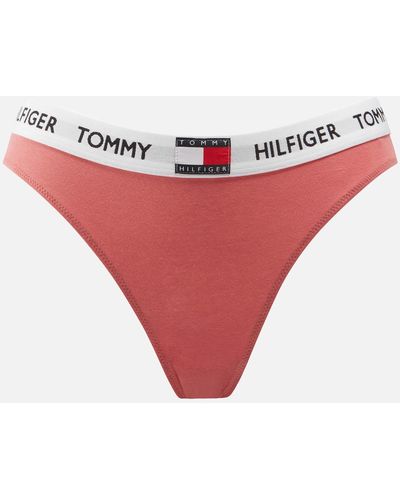 Tommy Hilfiger Cotton-blend Jersey Bikini Brief - Red