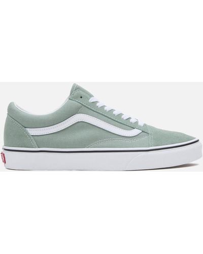 Vans Old Skool Suede and Canvas Trainers - Grün