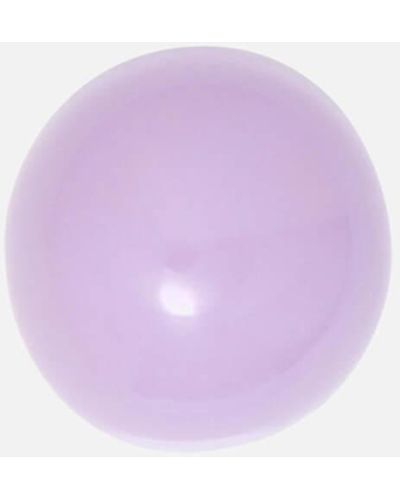 Lulu Color Ball Enamel Earring - Purple