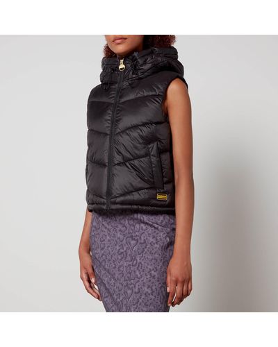 Barbour Halton Quilted Shell Gilet - Grey