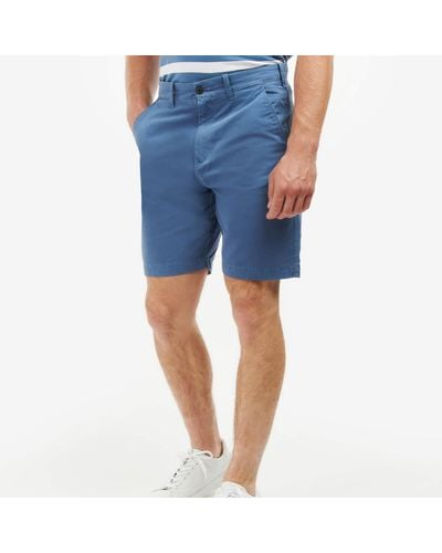 Barbour Cotton Cargo Shorts - Blue
