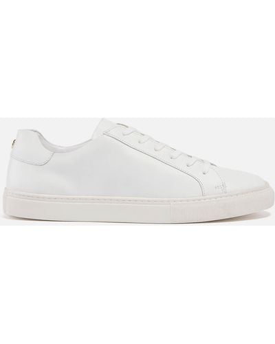 Walk London Kensington Leather Sneakers - White