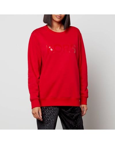 MICHAEL Michael Kors Unisex Tonal Sweatshirt - Red