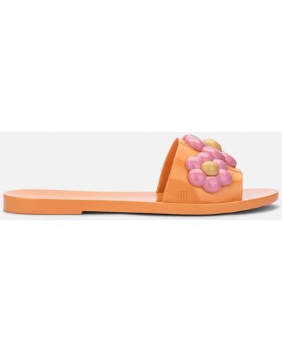 Melissa Babe Spring Daisy Rubber Sandals - Pink