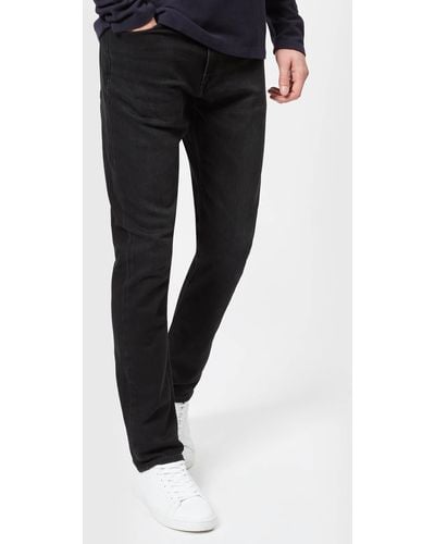Calvin Klein Ckj 056 Athletic Taper Jeans (west) - Black