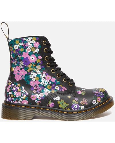 Dr. Martens 1460 Pascal Leather 8-eye Boots - Blue
