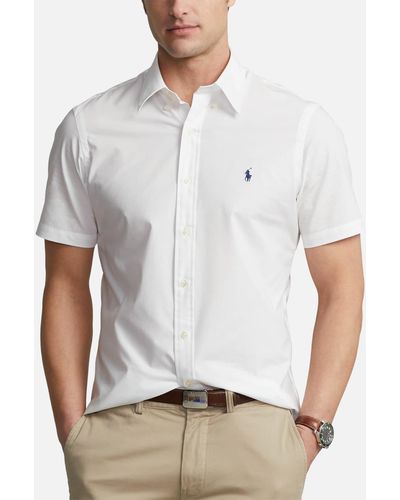 Polo Ralph Lauren 'Poplin Short Sleeve Shirt - White