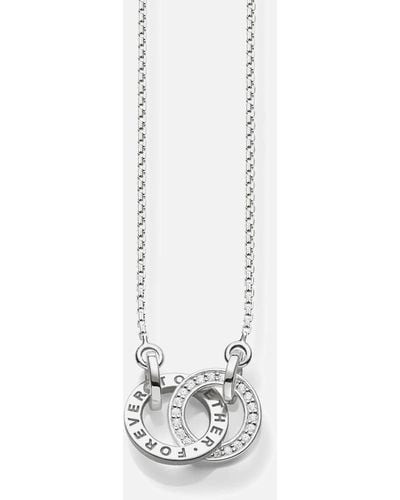 Thomas Sabo Forever Together Necklace - White