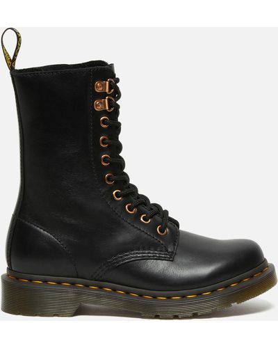 Dr. Martens 1490 Wanama Leather Boots - Black