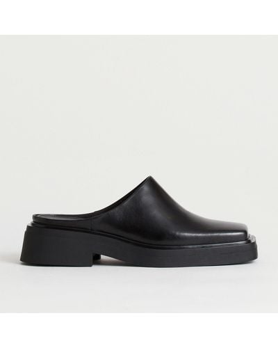Vagabond Shoemakers Eyra Leather Mules - Black