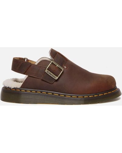 Dr. Martens Jorge Ii Leather Mules - Brown