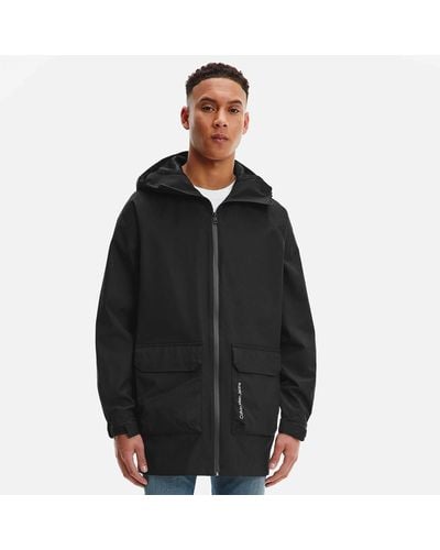 Calvin Klein Institutional Raincoat - Black