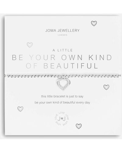 Joma Jewellery A Little Be Your Own Kind Of Beautiful Bracelet - White